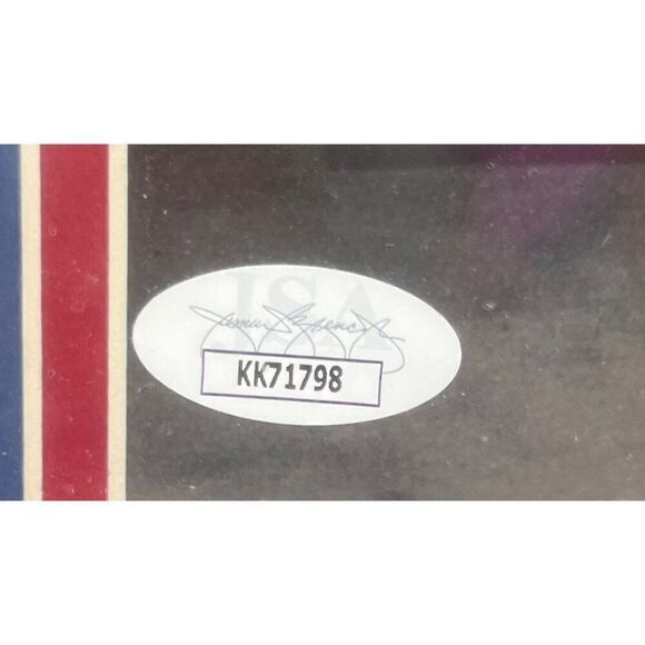 President Jimmy Carter & Richard Petty Signed Photo Cut  Framed JSA COA - Picture 6 of 9